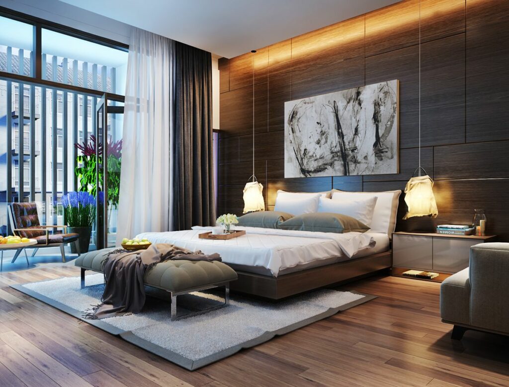 Trendy Bedroom