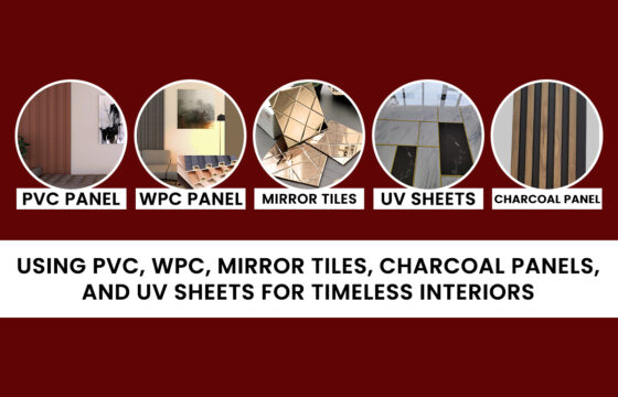 Using PVC, WPC, Mirror Tiles, Charcoal Panels, and UV Sheets for Timeless Interiors