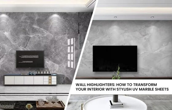 Wall Highlighters: How to Transform Your Interior with Stylish UV Marble Sheets